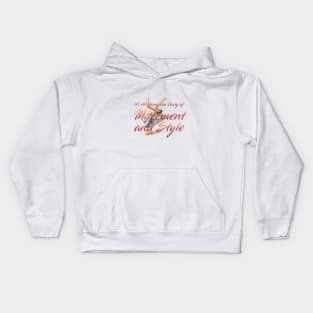 Dance Slogan Kids Hoodie